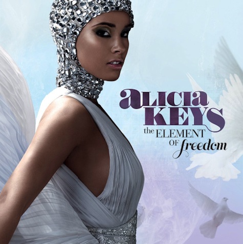 Alicia Keys : La cover de son album « The element of freedom »