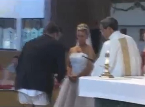 Accident durant la ceremonie de mariage