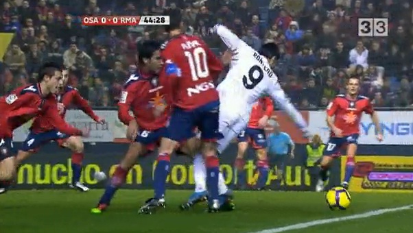 Cristiano Ronaldo, sa simulation contre Osasuna (VIDEO)
