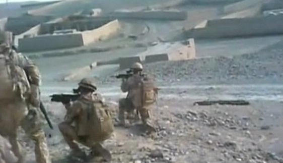 Soldats britannique attaqués par des talibans (VIDEO)