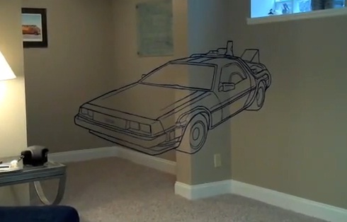 Illusion d'optique DeLorean