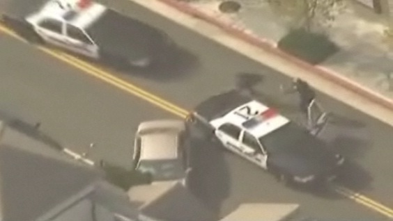 course a pied contre la police