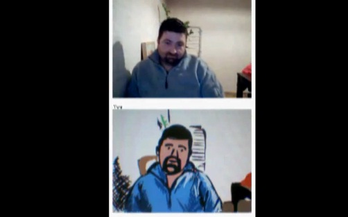 Chatroulette Speed Painting (VIDEO)