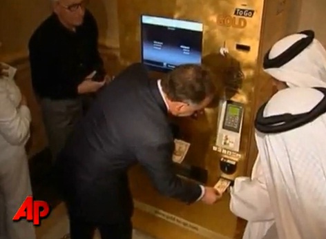 Distributeur lingots Abu Dhabi