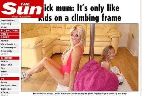 sarah burge pole dance