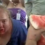 Une dame met tout le monde d'accord au concours de pastèque (VIDEO)
