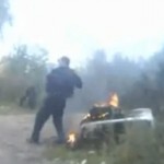 Un russe joue avec le feu et se retrouve les fesses à l'air (VIDEO)