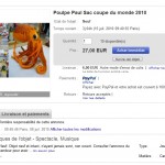  Paul Le Poulpe en vente sur eBay pour la somme de ... 