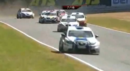 Seat Leon Eurocup crash