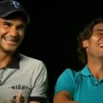 Roger Federer et Rafael Nadal se tapent des barres (VIDEO)