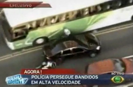 Course poursuite à la GTA au brésil (VIDEO)