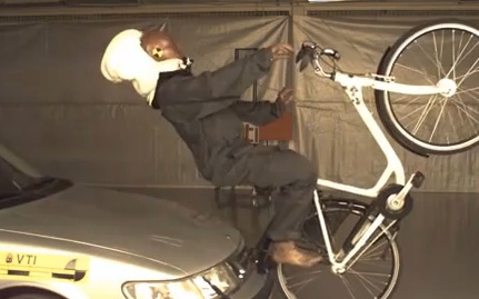 Airbag pour les cyclistes (VIDEO)