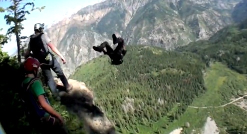 raw base jumping