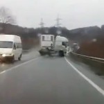 Collision mortelle évitée de justesse (VIDEO)
