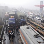 Carambolage monstre en Chine : 100 véhicules, 7 morts (VIDEO)