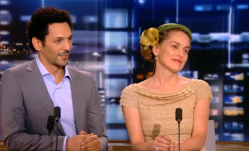 Sharon Stone et Tomer Sisley au 20h de TF1 (VIDEO)