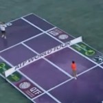 Nadal et Federer jouent sur un court flottant (VIDEO)
