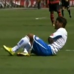 Il se blesse en célébrant son but (VIDEO)