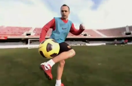 Nouvelle pub Nike : dans la peau d’Iniesta (VIDEO)