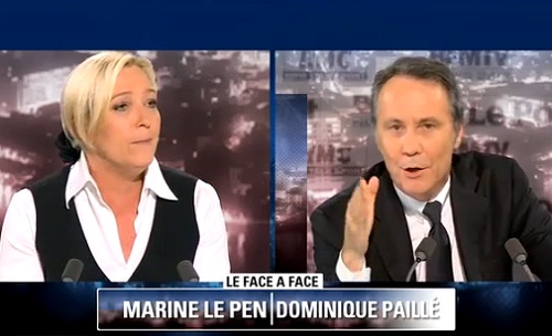 Débat : Marine Le Pen face à Dominique Paillé (VIDEO)