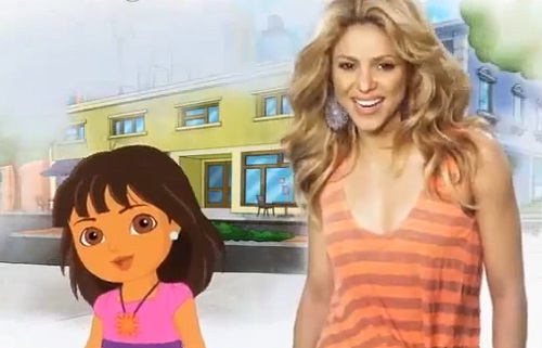 Shakira en duo avec… Dora l’exploratrice (CLIP)