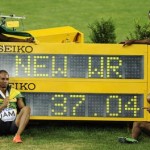 Mondiaux d&rsquo;athlétisme 2011 : la Jamaïque remporte le 4×100, la France 2e (VIDEO)