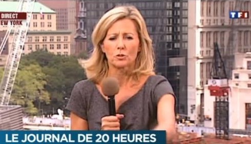 Claire Chazal s’énerve contre un technicien (VIDEO)