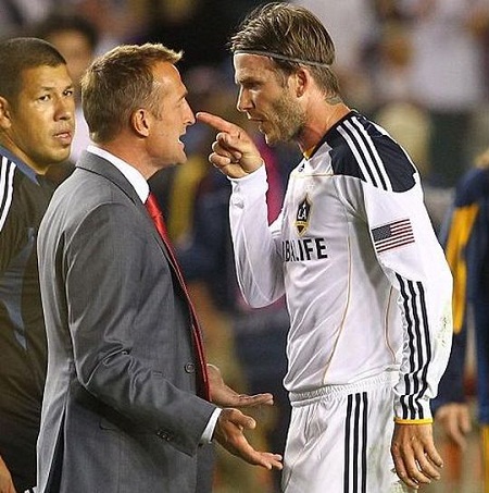 Altercation entre Beckham et un entraîneur (VIDEO)