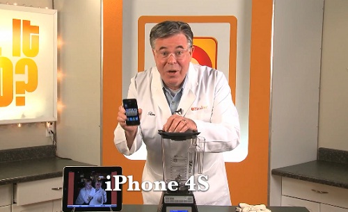 L’iPhone 4S passé au mixeur (VIDEO)