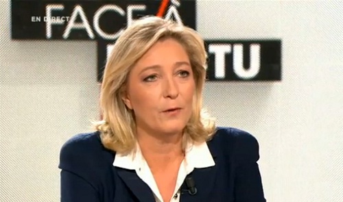 Marine Le Pen aurait préféré un « prénom plus français » pour la fille de Sarkozy (VIDEO)