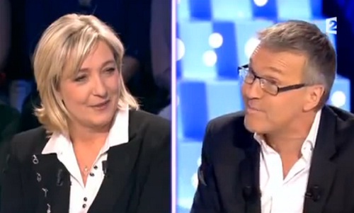 Marine Le Pen chez Ruquier (VIDEO)