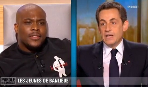 Clash entre Sarkozy et un jeune de banlieue (VIDEO)