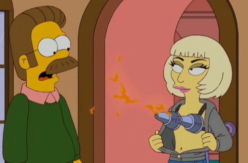 Lady GaGa dans les Simpsons (VIDEO)