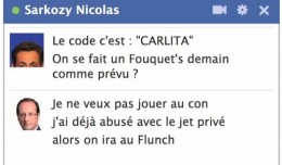sarkozy hollande facebook