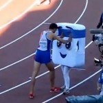 Mahiedine Mekhissi-Benabbad s&rsquo;en prend à une mascotte (VIDEO)