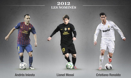 Le prix UEFA du Meilleur joueur d’Europe 2011/12 décerné à Andrès Iniesta