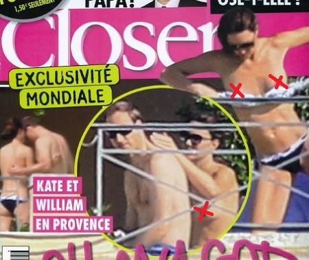 Kate Middleton Topless dans Closer (PHOTOS) réactualisé