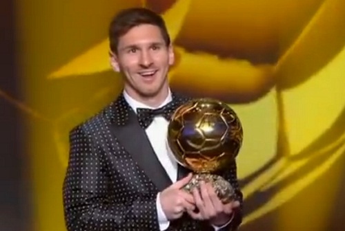 Ballon d’or : et de 4 pour Messi ! (VIDEO)
