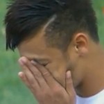 Neymar en pleurs pour son dernier match avec Santos (VIDEO)