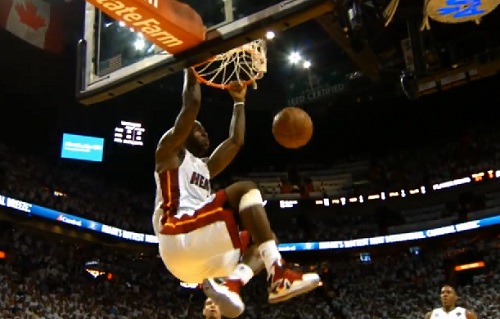 NBA : Top 10 des plus beaux dunks des finales 2013 (VIDEO)