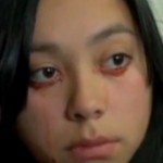 Chili : Elle pleure des larmes de sang (VIDEO)