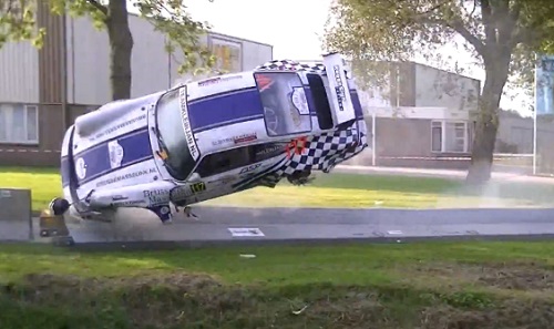 Rallye : l’énorme crash d’Harry Kleinjan au volant de sa Porsche 964 RSR (VIDEO)