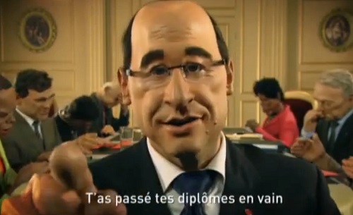 Les Guignols : François Hollande – Emploioutai (Parodie Stromae – Papaoutai)