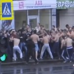 Foot : les hooligans ukrainiens en action