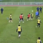 Coup du sombrero de Ribéry à l&rsquo;entraînement