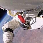 Images inédites du saut de Felix Baumgartner depuis l&rsquo;espace (VIDEO)