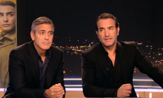 George Clooney et Jean Dujardin au JT de TF1 (VIDEO)