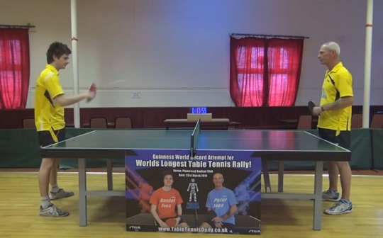 Ping Pong : un échange de 8 heures, 40 minutes et 5 secondes (VIDEO)