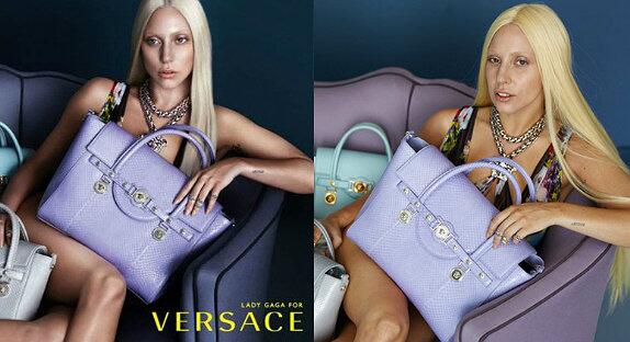Lady Gaga pour Versace : avant et après Photoshop (PHOTOS)