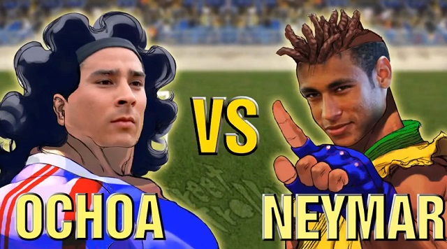 Mondial : Neymar vs Ochoa version Street Fighter (VIDEO)